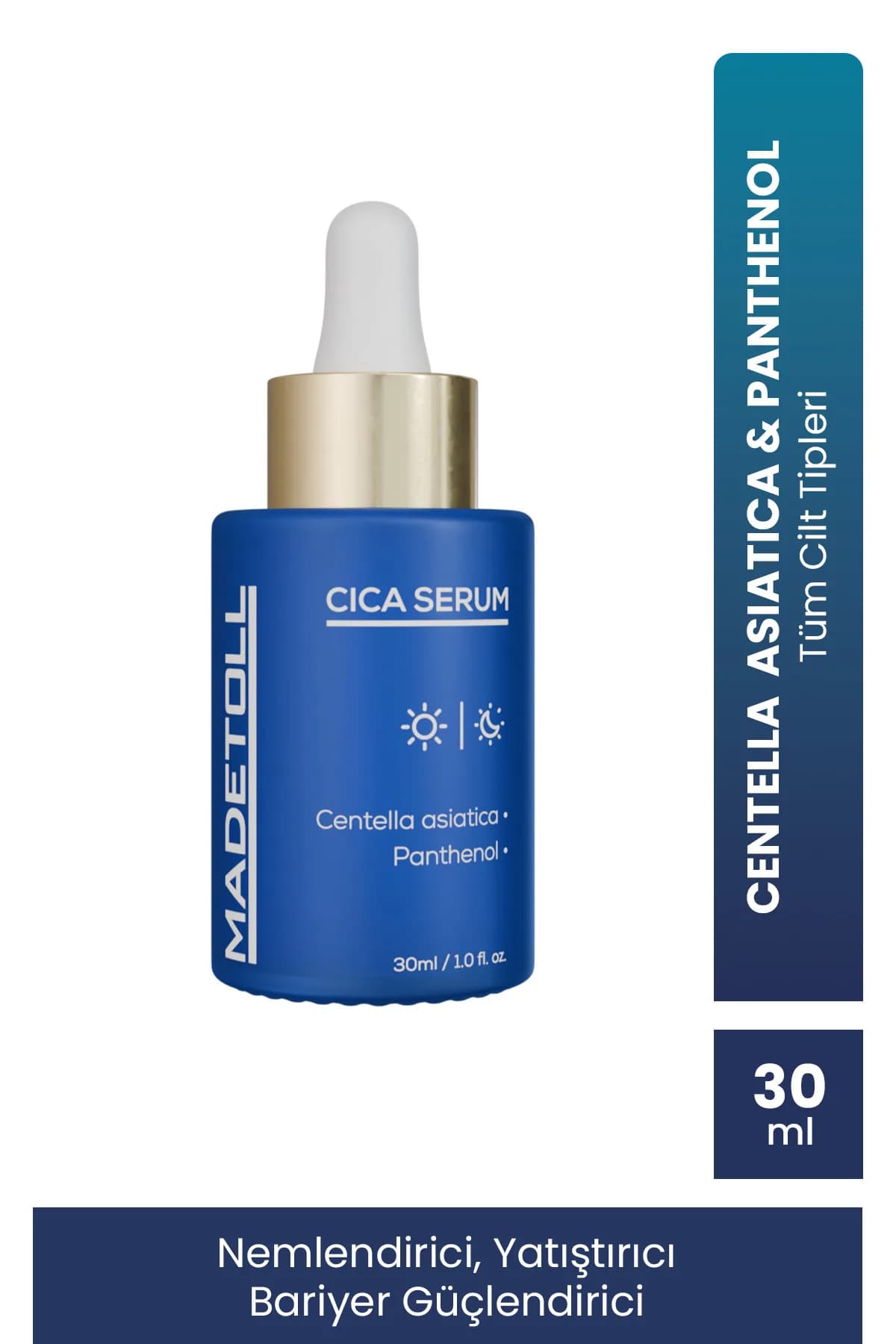 Cica Serum 30 ml Cilt Yenileyici, Bariyer Güçlendirici ve Yatıştırıcı Centella Asiatica+Panthenol