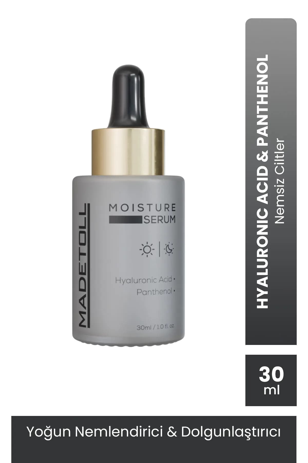 Moisture Serum 30 ml Yoğun Nemlendirici ve Dolgunlaştırıcı 3x Hyalüronik Asit+Panthenol