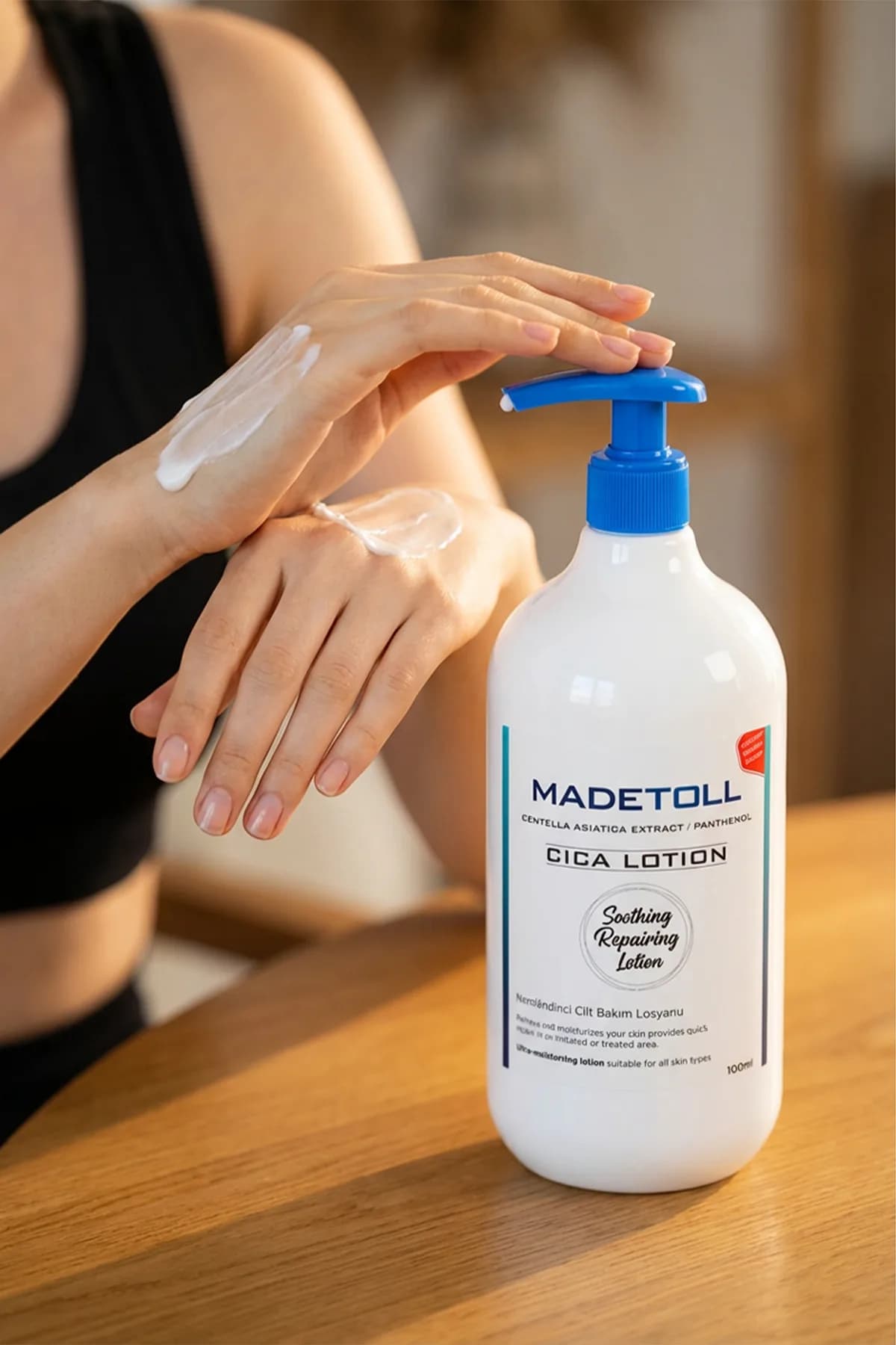 Cica Lotion 1 Litre- Nemlendirici, Yatıştırıcı, Onarıcı Bakım-Yüz Ve Vücut Losyonu 1000 ml - Görsel 5